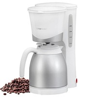 Clatronic KA 3327 Kaffeemaschine Weiß, 8-10 Tassen