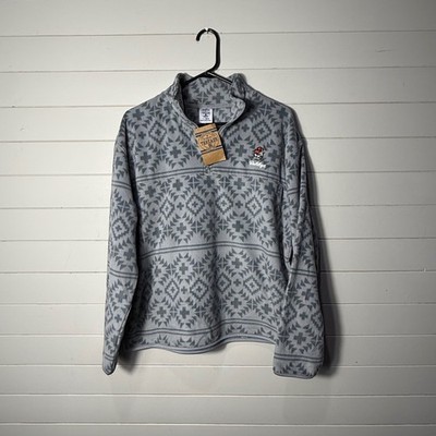 Georgia Bulldogs Rivalry Threads Fleece Pullover Mens Medium Gray NWT