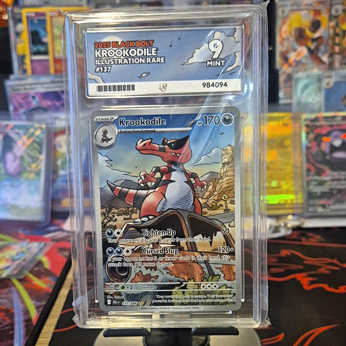 The Pokémon Company Krookodile ACE 9, 2025 Black Bolt 137/086 Illus Rare EN