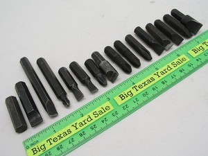 14pc 5/16" Hex Drive Assorted Bits Lot