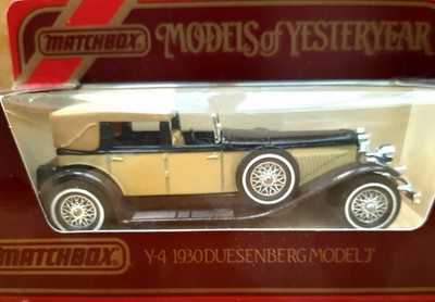 Matchbox*Models of Yesteryear*Y-4 1930 Duesenberg Model ''J''
