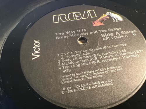 Bruce Hornsby and the Range - The Way It Is - 12” Vinyl Reissue - RCA Records - Picture 6 of 12