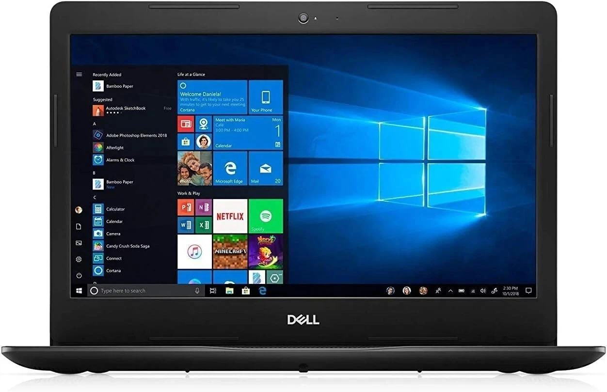 Dell Inspiron 3000 14" Laptop Intel i3-1005G1 4GB RAM, 128GB SSD Windows 10 Home