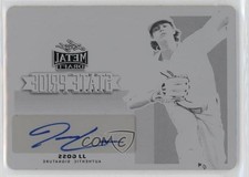 2020 Leaf Metal Draft Printing Plate Black 1/1 JJ Goss #SP-JJG Auto n1u