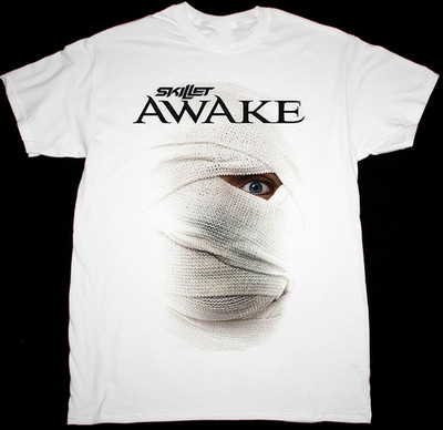Skillet Band New Awake T-Shirt Short Sleeve White Men Unisex S-5XL 1V0597