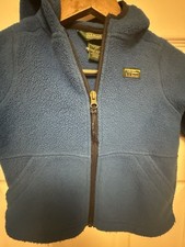 LL Bean Fleece Hoodie Jacket Toddler size 3T - unisex