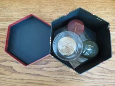 Lang Candles Small Votive Gift Set Sam’s Candy Cane Jolly Holidays NEW