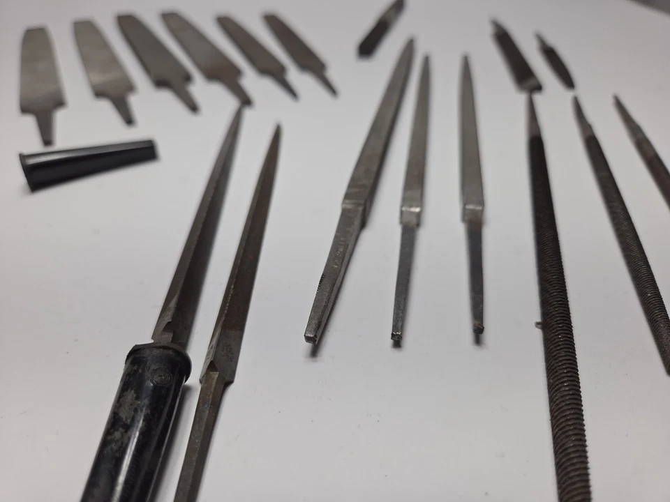 Vtg hand file tool lot rasp mill bastard nucut Nicholson black diamond Croos cut - Image 2 of 4