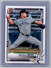 2021 Bowman Draft #BD-118 Brendan Beck