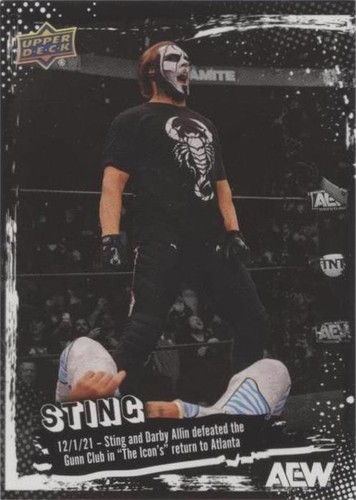 Vintage Wrestling Sticker Sting The Icon WWE AEW, $2.49