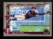 2025 Topps Holiday Bryon Buxton  Silver  Glitter #H 11 Twins