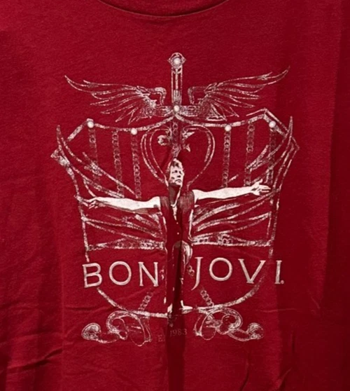 Camisa de Concierto Bon Jovi de 2012 Greenbrier Serie de Conciertos Clásicos Damas XL 293 Foto 2 de 4