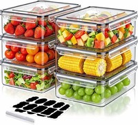 Frischhaltedosen Set 6 X 1000Ml Auslaufsicher Bpa-Frei FüR KüChe Mikrowelle