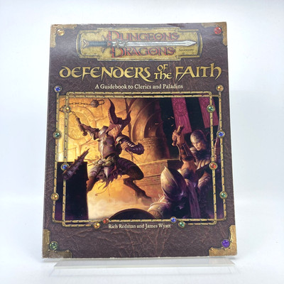 D&D Defenders Of The Faith Guidebook - D&D D20 Dungeons and Dragons M3276