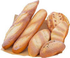 Woration 6pcs Fake Bread Set Decoration Realistic Loaves Combination 2