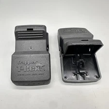 (2) Large Trapper T-Rex Rat Snap Trap by Bell labs, 5.5” x 3” x 3”