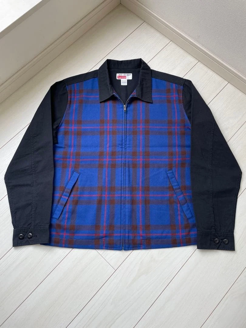 SUPREME×COMME des GARCONS SHIRT ライダース M COMME des GARCONS SHIRT×Schott×Supreme 18AWレザーライダース