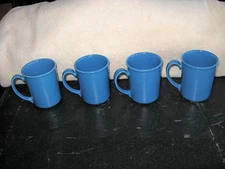 Vintage Corning Mug -- Lot of 4  (more lots of 4 available)  Blue