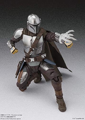 S.H.Figuarts Star Wars The Mandalorian Beskar Armor Action Figure Bandai Spirits - Picture 4 of 11