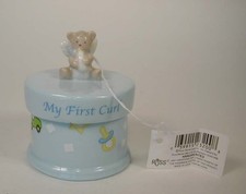 Russ Baby Boy Berrie Angel Bear My First Curl Keepsake Box