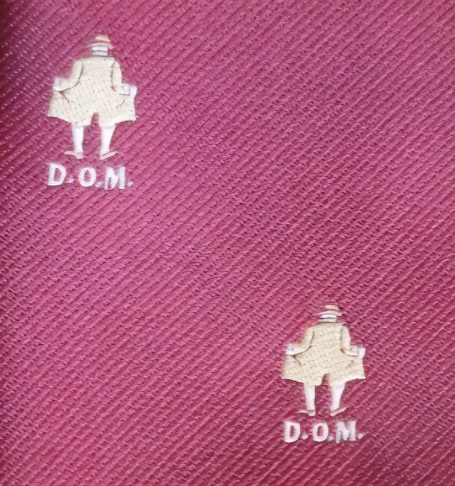 Vintage D.O.M. Corbata The Flasher Novelty Tie Dirty Old Man Dick 1980 de Alynn Foto 4 de 4