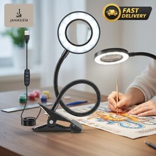 Versatile 10X Magnifying Lamp with Memory Function - Ideal for Crafts & Hobbies
