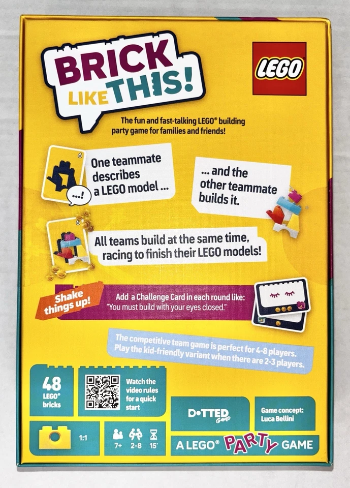 LEGO Brick Like This Family Party Game for Ages 7+ - Image 2 of 2