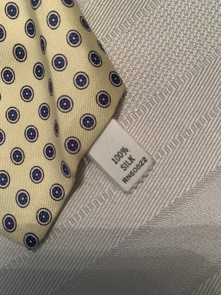 Corbata vintage "Hunter's Bay" 100 % seda Foto 4 de 4