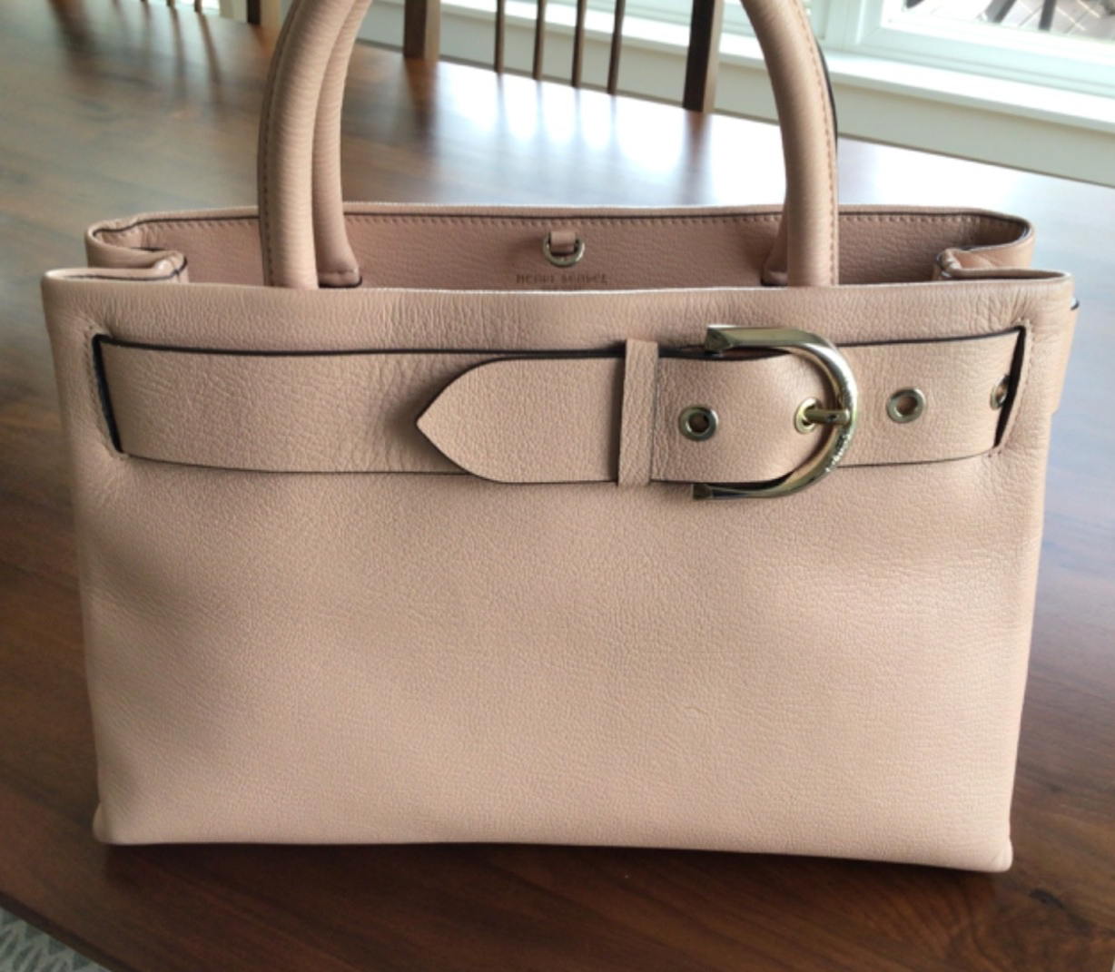 Rare Henri Bendel Riverside Top Handle Carryall in Rose