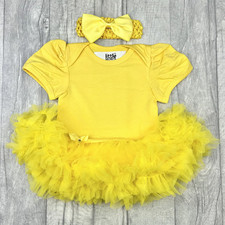 Baby Girl Tutu Yellow Dress