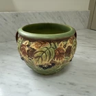Roseville Pottery Blackberry Jardinière 4" with Handles 1930's