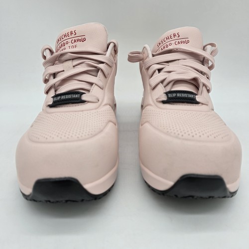 Zapatos Skechers para mujer talla 7 rosa Ricardo Cavolo punta comp espuma viscoelástica refrigerada por aire - Imagen 6 de 14