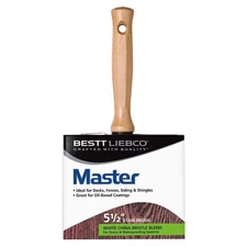 Bestt Liebco 551480900 Wood Handle White China Oil & Latex Stain Brush 5.5 W in.