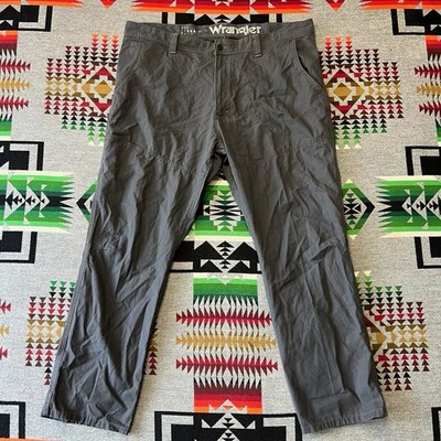 Wrangler ATG Pants Mens 40x30 Gray Hiking Outdoor Workwear C3