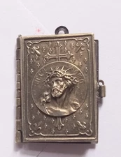 Antique Vintage Rare Catholic Stations Of The Cross Made in France.