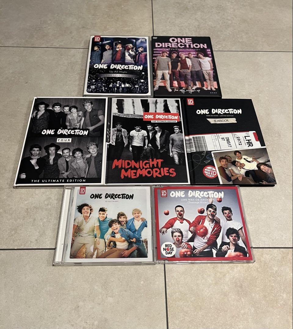 ONE DIRECTION CD&DVD Blu-rayまとめ売り One Direction Cd Dvd Set With Bonus Photo Book 1D Japanese
