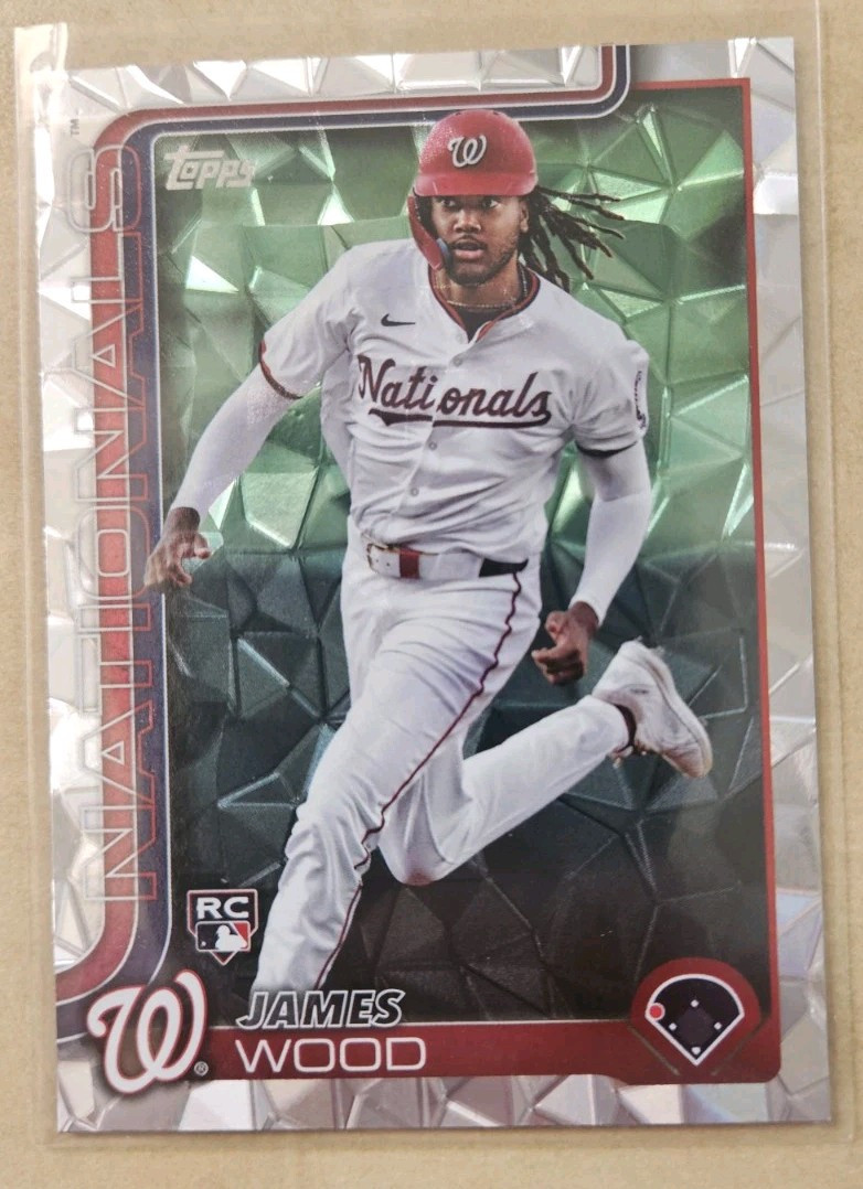 2025 Topps Baseball Diamante SSP #181 James Wood, Washington 2025 Topps Baseball Diamante SSP #181 James Wood, Washington