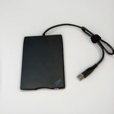 IBM 3.5" Floppy Disk Drive Portable USB External Model MPF82E Tested
