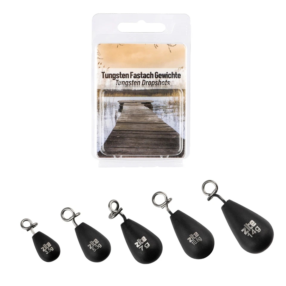 Tungsten Fastach Gewichte Gr. 3,5-14g Beschichtet Jika Rig Angeln Zite Fishing