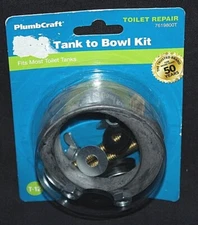 PlumbCraft Tank to Bowl Toilet Repair Kit   T-12  7619800T
