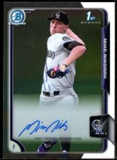 Mike Nikorak Card 2015 Bowman Chrome Draft Draft Pick Autographs #BCAMW