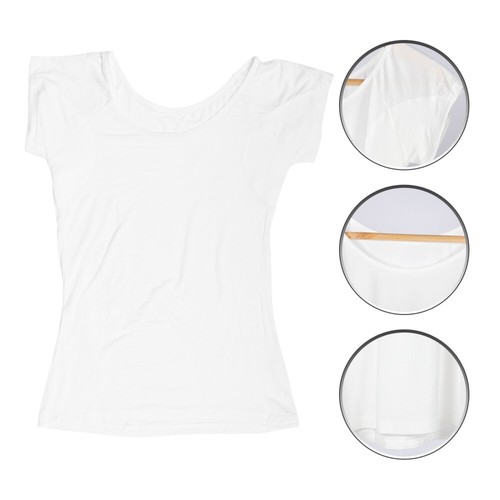 Sweat Pad Vest ' -shirt with Underarm Design Short Sleeve