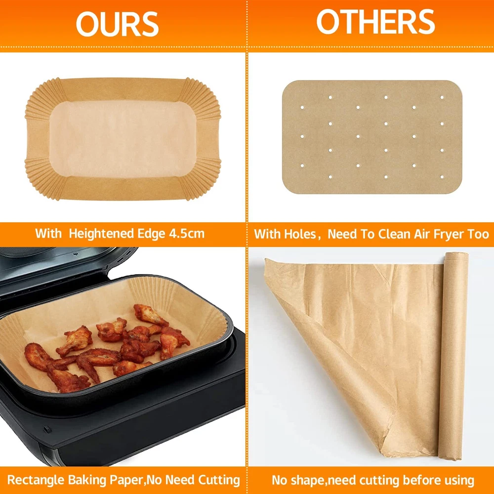 Ninja Air Fryer Disposable Paper Liners for Easy Cleanup and Accessory Use