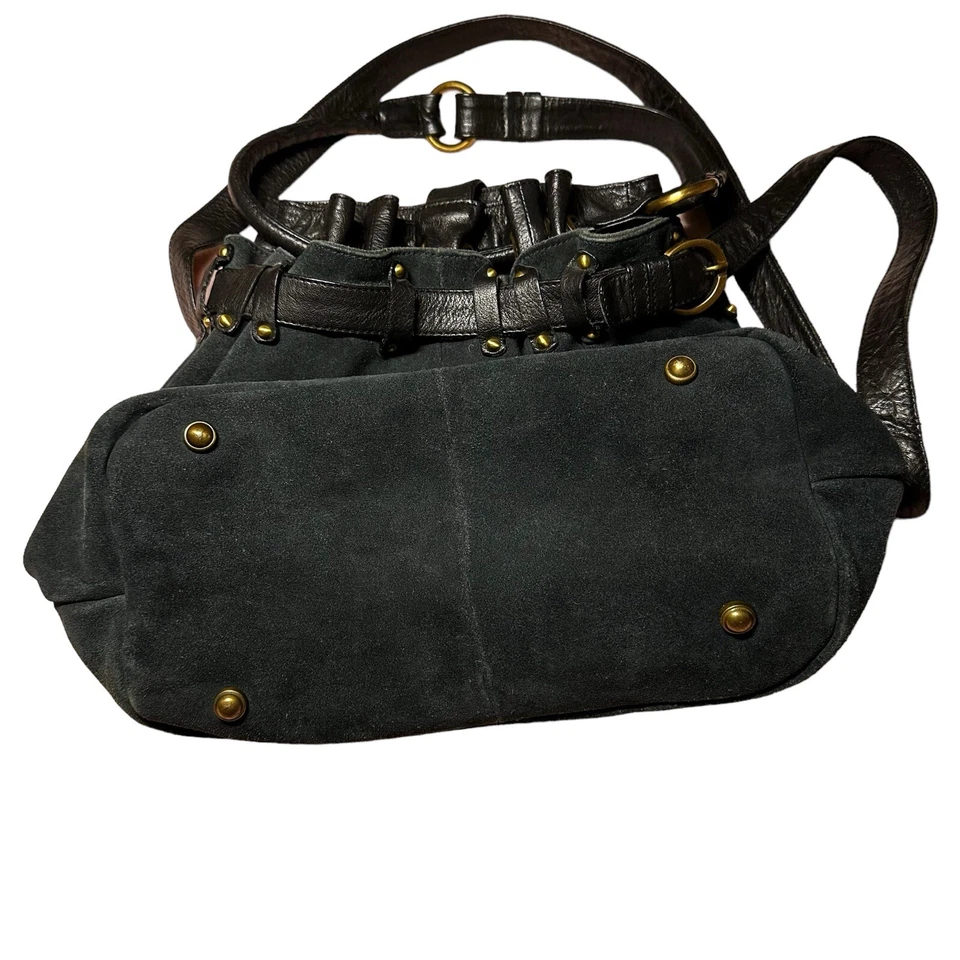 Bolsa tiracolo HOLDING HORSES ANTHROPOLOGIE balde de ombro couro camurça - Imagem 4 de 4