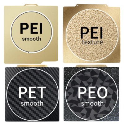 PEO/PET/PEI Magnetic Build Plate Double Side Spring Steel Sheet Hotbed Sheet New