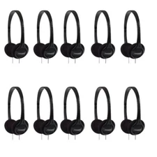 Koss KPH7 Lightweight Portable On Ear Headphones, 10 Pack