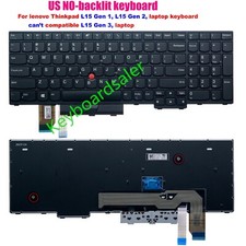 New US keyboard without-backlit for lenovo IBM Thinkpad L15,L15 gen 1,L15 gen 2