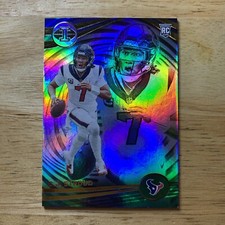 2023 Illusions Football C.J. CJ Stroud Base RC Rare Error Non Auto Back Misprint
