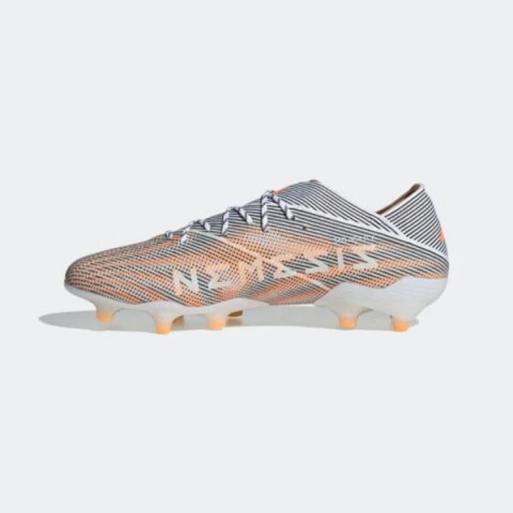 Adidas Nemeziz.1 FG Soccer Football Cleats White Orange FW7327 US6H 7 10H New