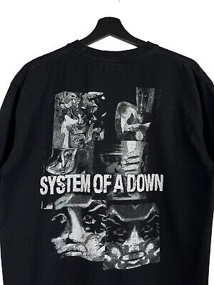 Vintage 90s System of a Down Tour Tee Black T-shirt | eBay Vintage 90s System of a Down Tour Tee Black T-shirt | eBay